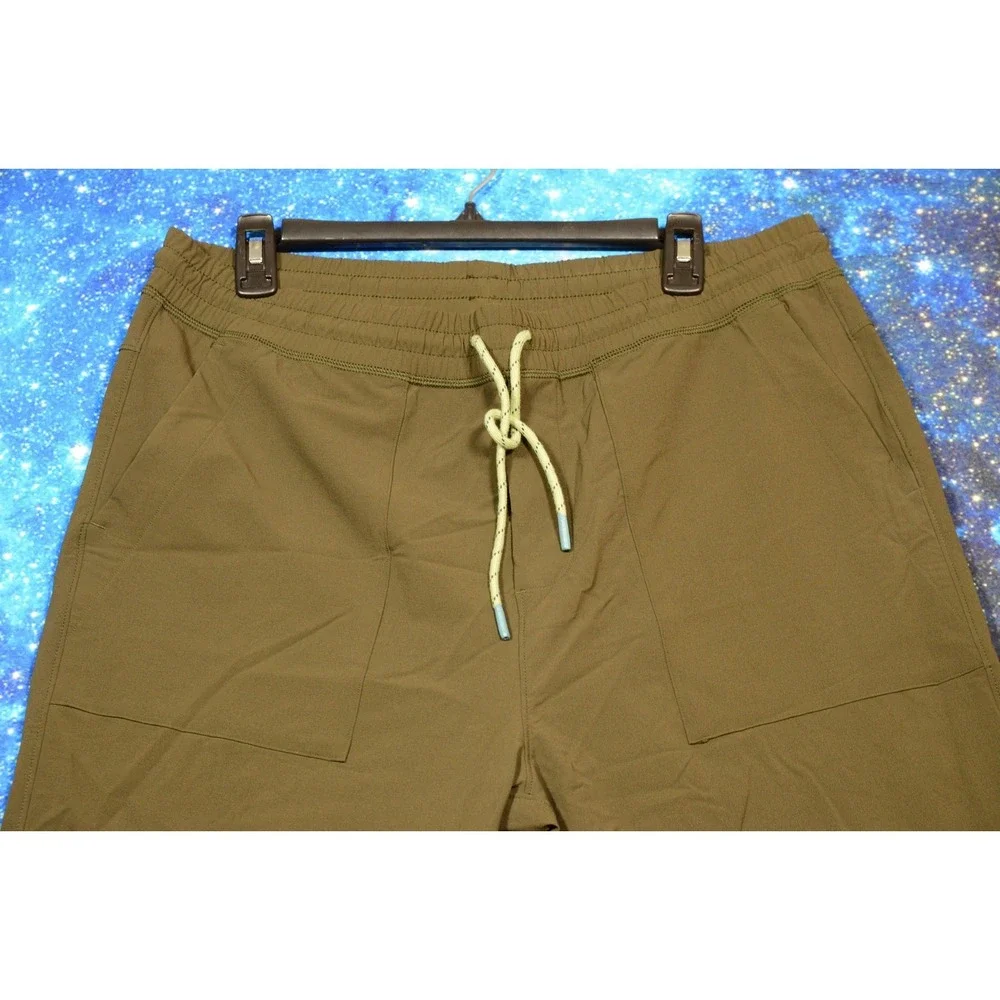 Cotopaxi Pants Mens Large Green Joggers Elastic Waist Zip Pocket Hiking Athletic